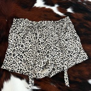 Leopard Print Shorts